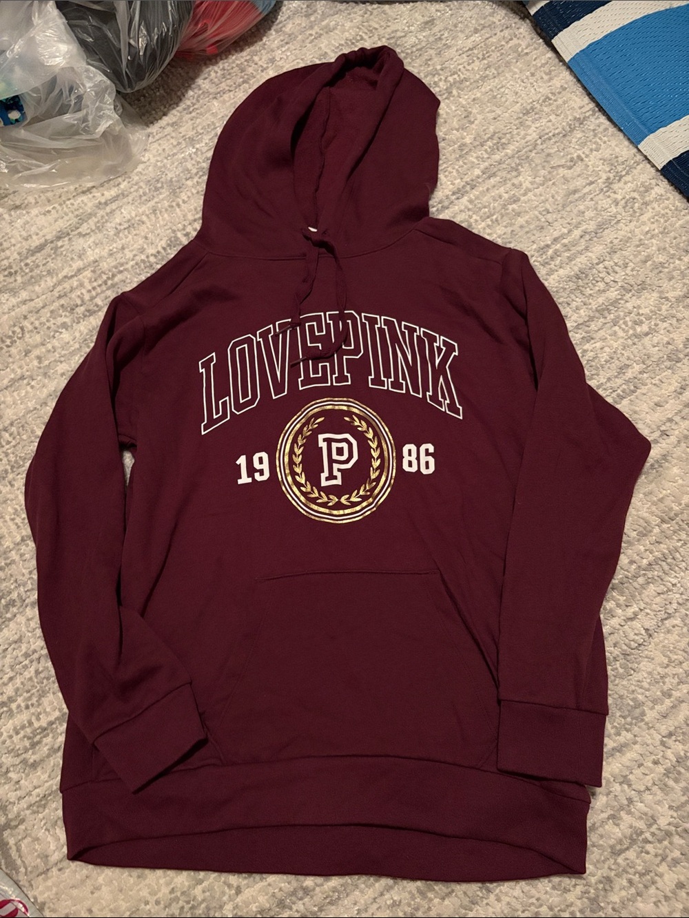 NWOT PINK Victoria secret hoodie